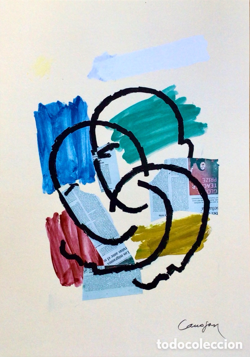 Arte: Litograf&iacute;a original Rafael Canogar