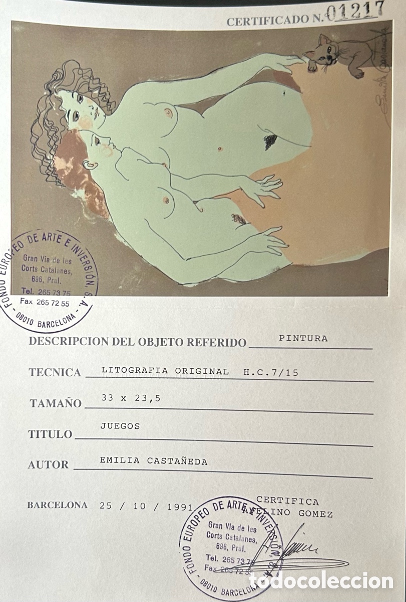 Arte: &ldquo; JUEGOS &ldquo; EMILIA CASTA&Ntilde;EDA - Foto 2