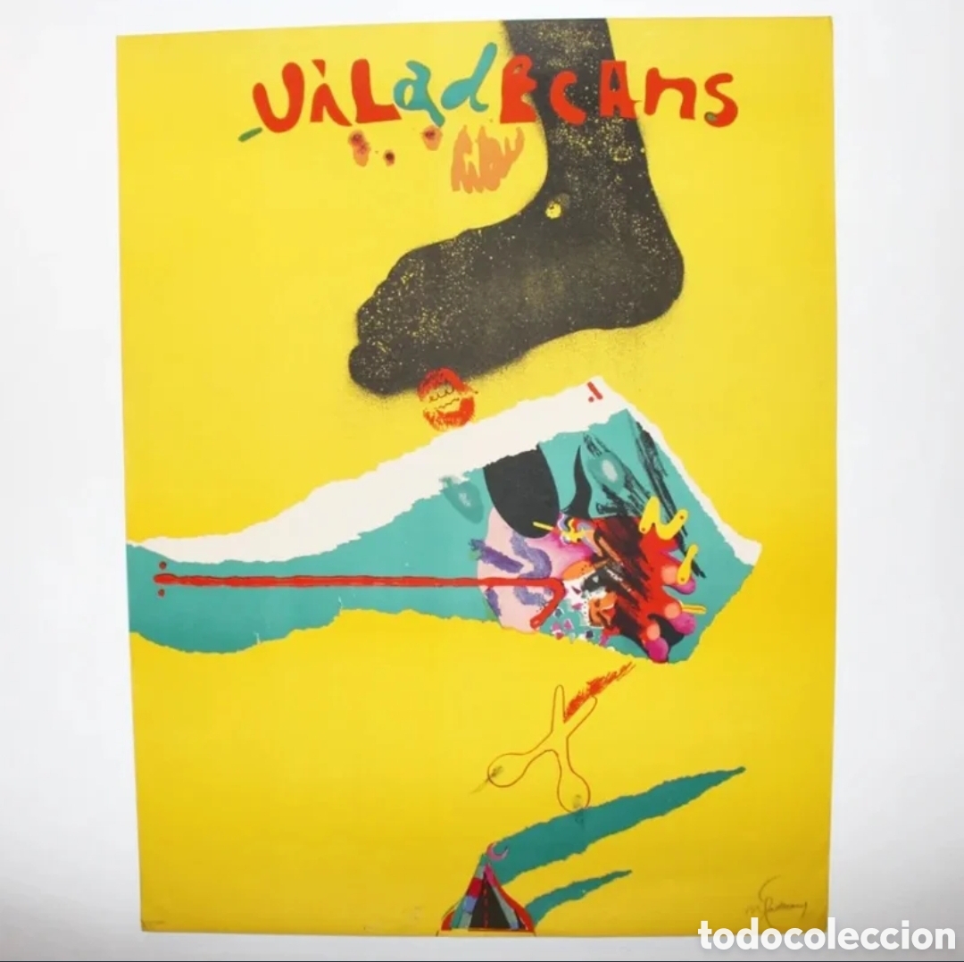 Arte: Litograf&iacute;a Joan-Pere Viladecans (Informalismo)