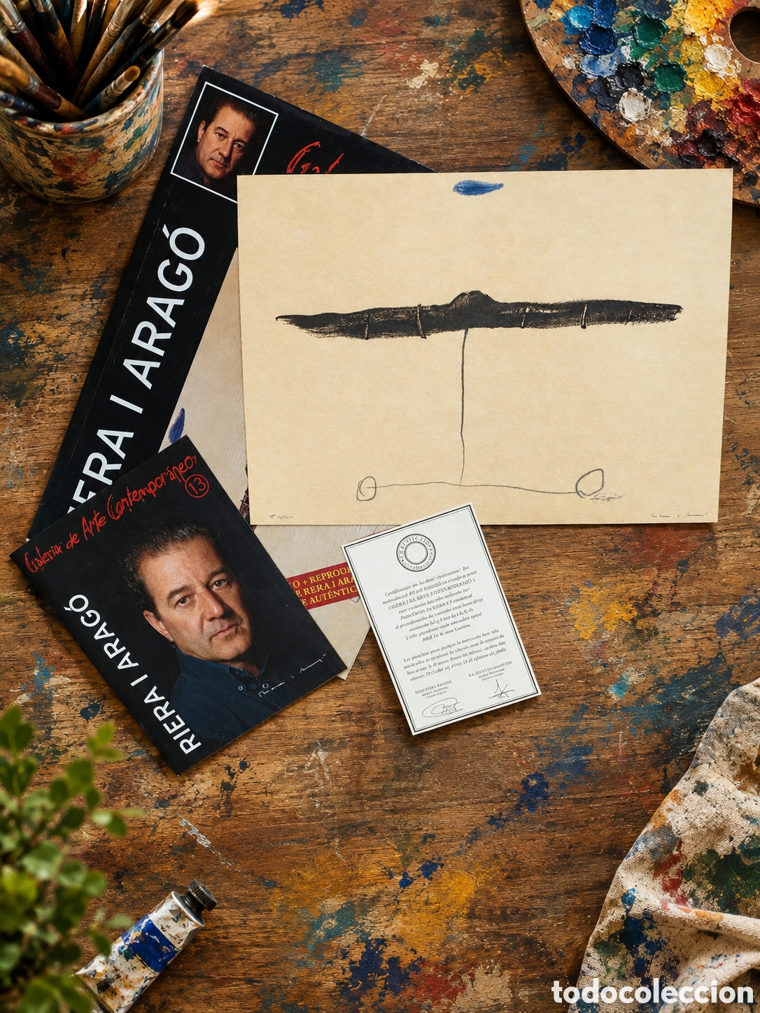 Arte: Riera i Arag&oacute; - Litograf&iacute;a &rdquo;Submarino&rdquo;
