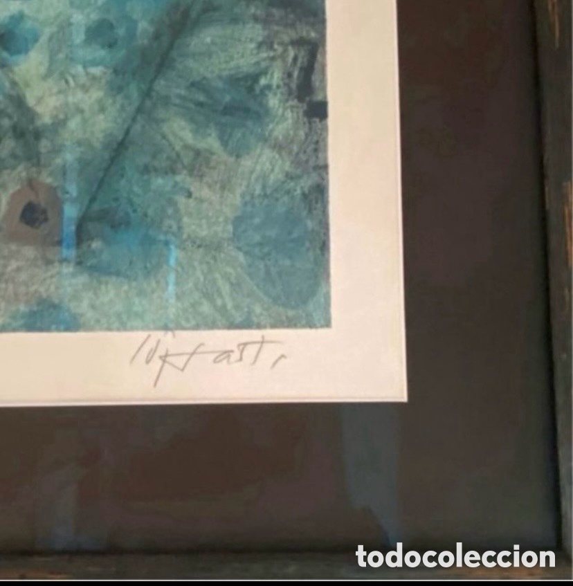 Arte: Litografia enmarcada de Modest Cuixart - Foto 2