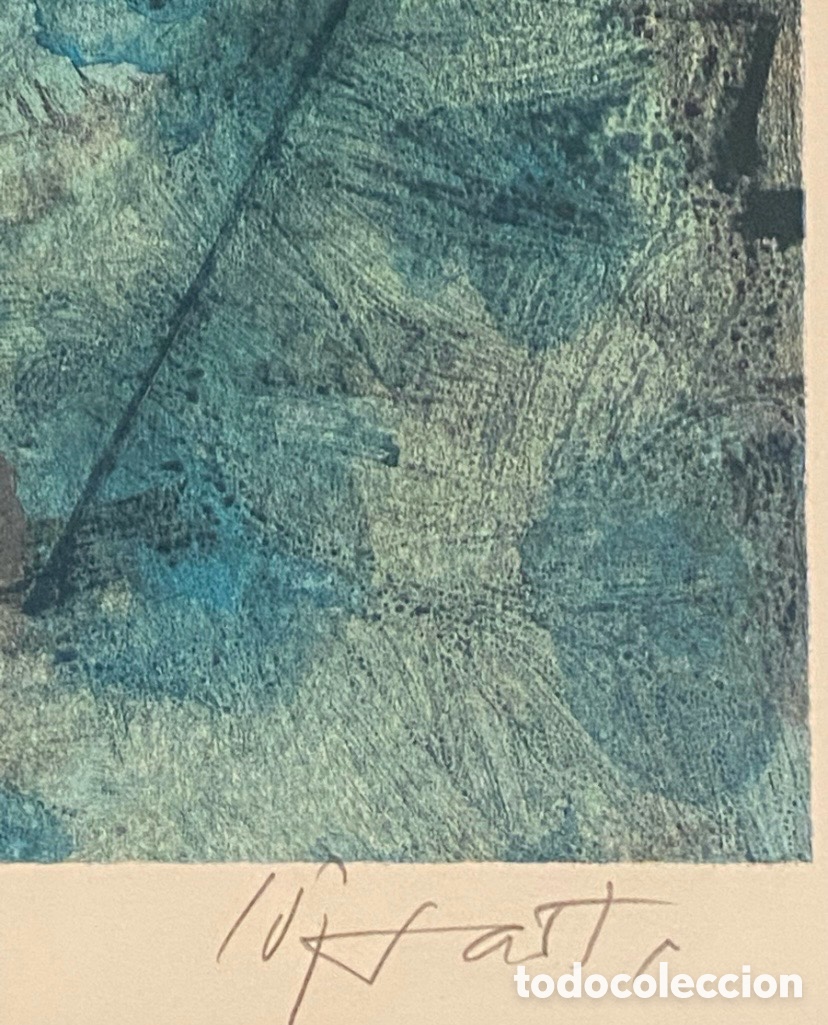 Arte: Litografia enmarcada de Modest Cuixart - Foto 6