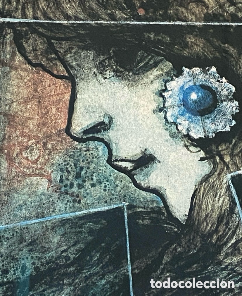 Arte: Litografia enmarcada de Modest Cuixart - Foto 7