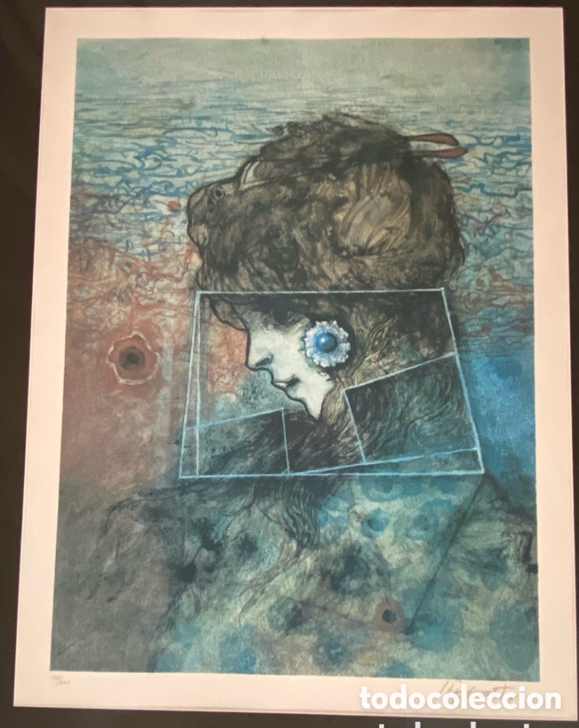 Arte: Litografia enmarcada de Modest Cuixart - Foto 8