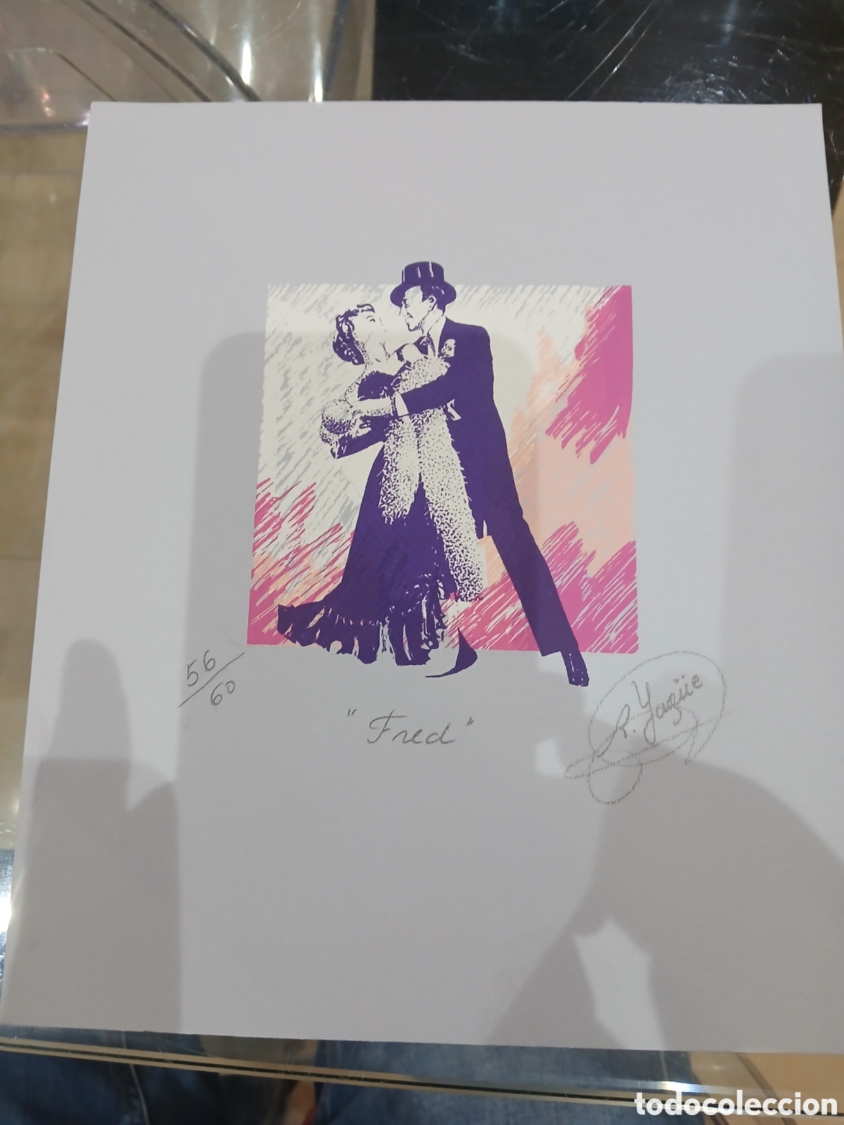 Arte: Litografia firmado numerado rosa yague