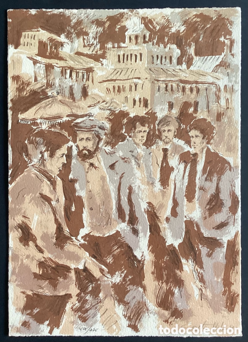 Arte: &ldquo; MERCADO DE VIC&rdquo; DE COSTA VILA N - Foto 1