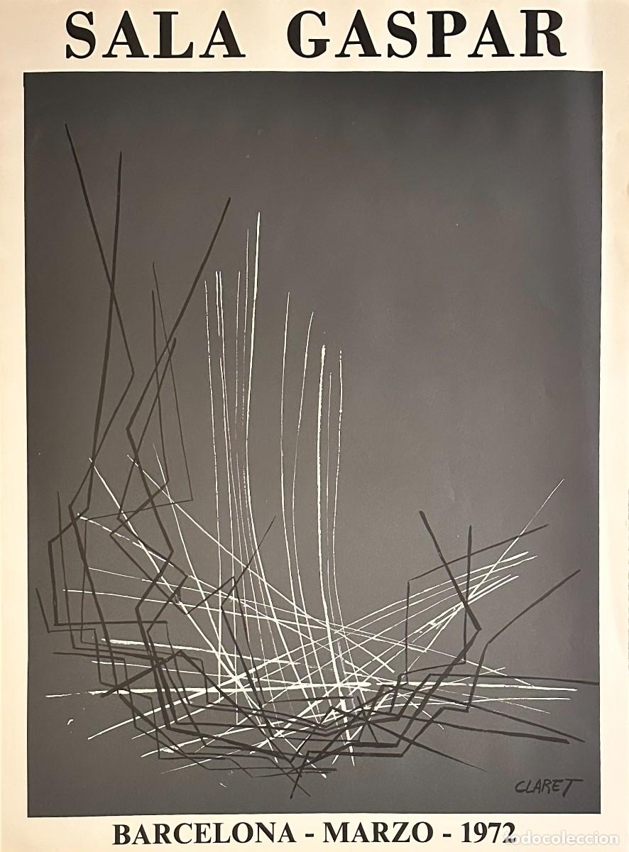 Arte: JOAN CLARET - CARTEL ORIGINAL EXPOSICI&Oacute;N SALA GASPAR | 1987