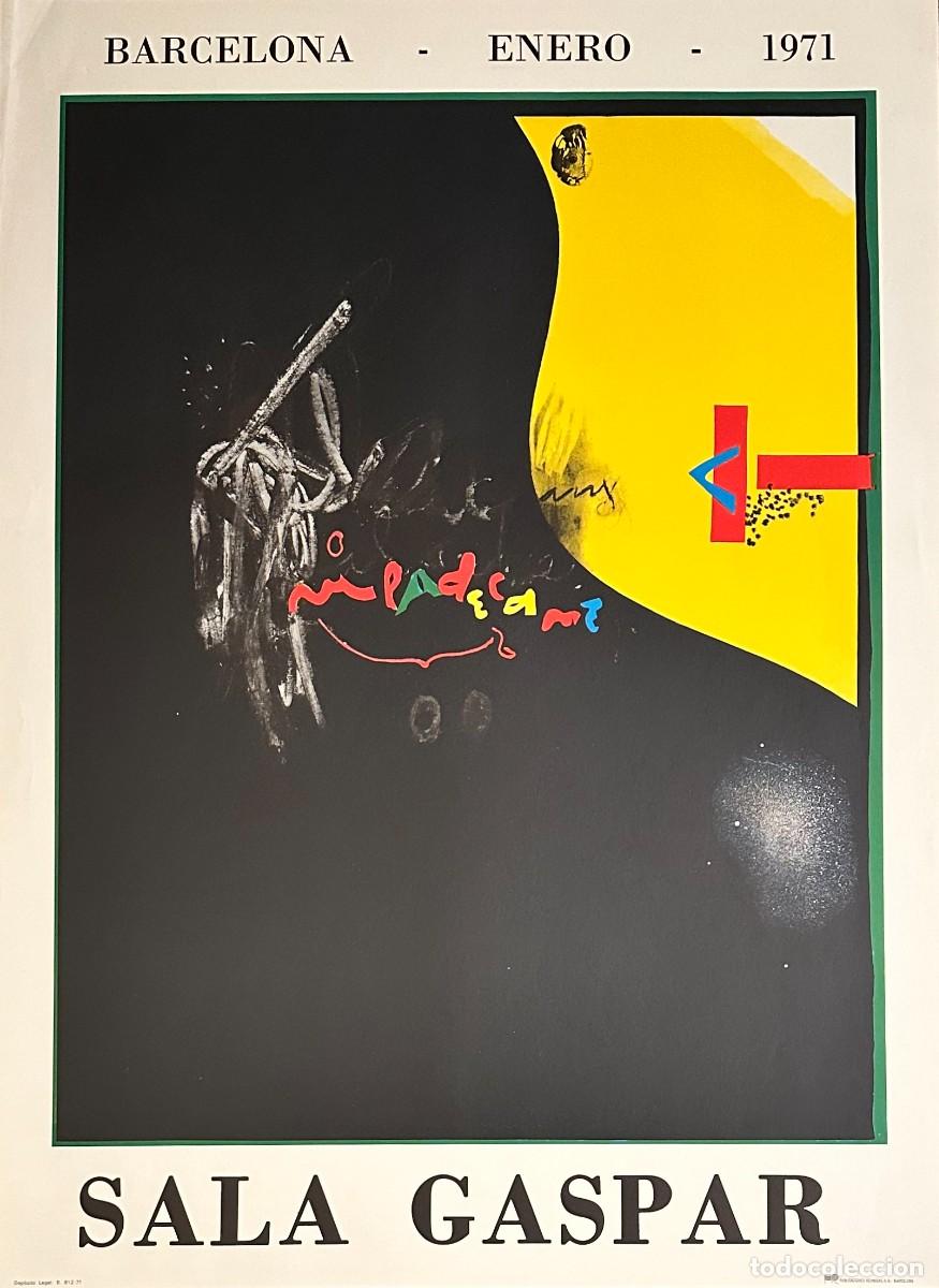Arte: JOAN PERE VILADECANS - CARTEL ORIGINAL EXPOSICI&Oacute;N SALA GASPAR | 1971