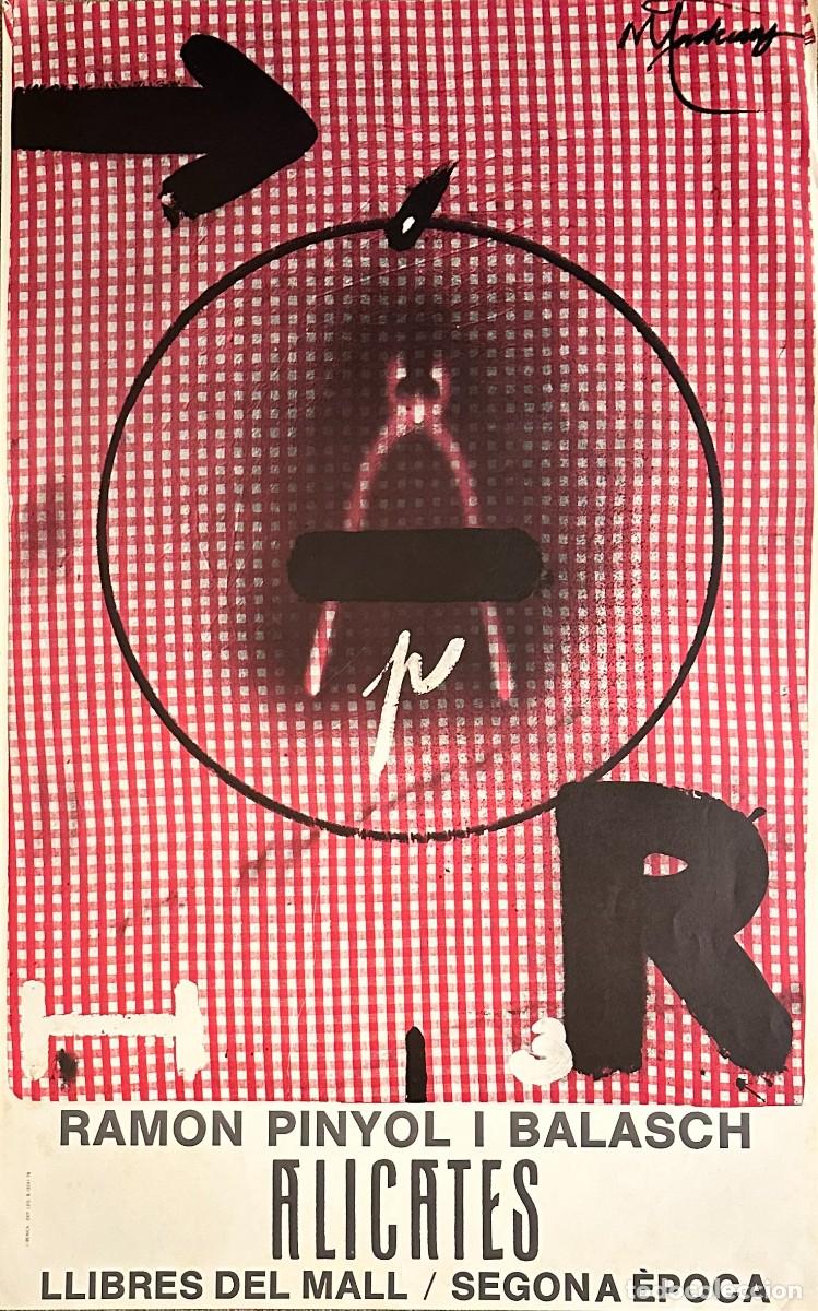 Arte: VILADECANS | BALASCH - CARTEL ORIGINAL PUBLICACI&Oacute;N &rdquo;ALICATES&rdquo; - 1978