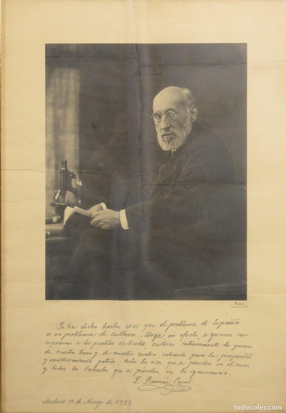Arte: FOTOGRABADO. SANTIAGO RAMON Y CAJAL. JOSE PADRO.