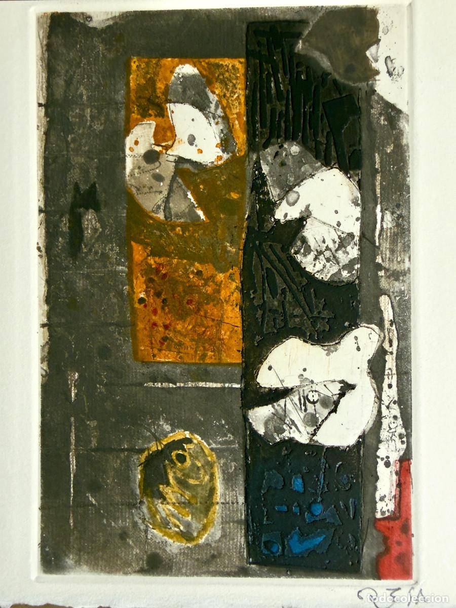 Arte: Jos&eacute; Ortega (1921&ndash;1990) &ndash; Gravure originale en couleurs sign&eacute;e &ndash; 20 &times; 16 cm
