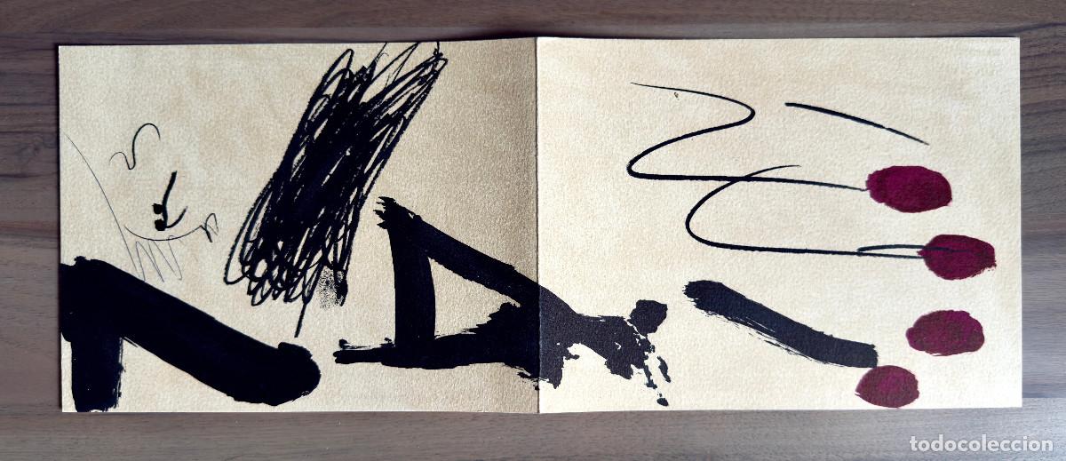 Arte: Antoni T&Agrave;PIES (1923&ndash;2012) &ndash; Lithographie originale &ndash; Carte de v&oelig;ux Maeght 1973