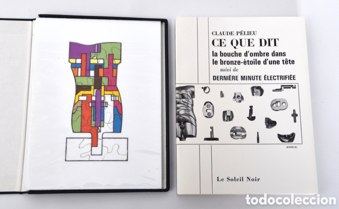 Kunst: Miguel Berrocal/ Claude P&Eacute;LIEU - Mini-David 1969 - - Libro Claude P&eacute;lieu N&deg;85 de 300 firmado puzzle