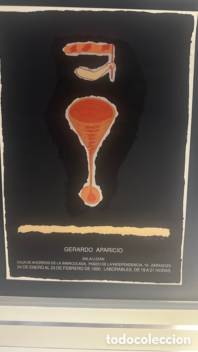 Art: Gerardo Luz&aacute;n, litograf&iacute;a, firmada y numerada