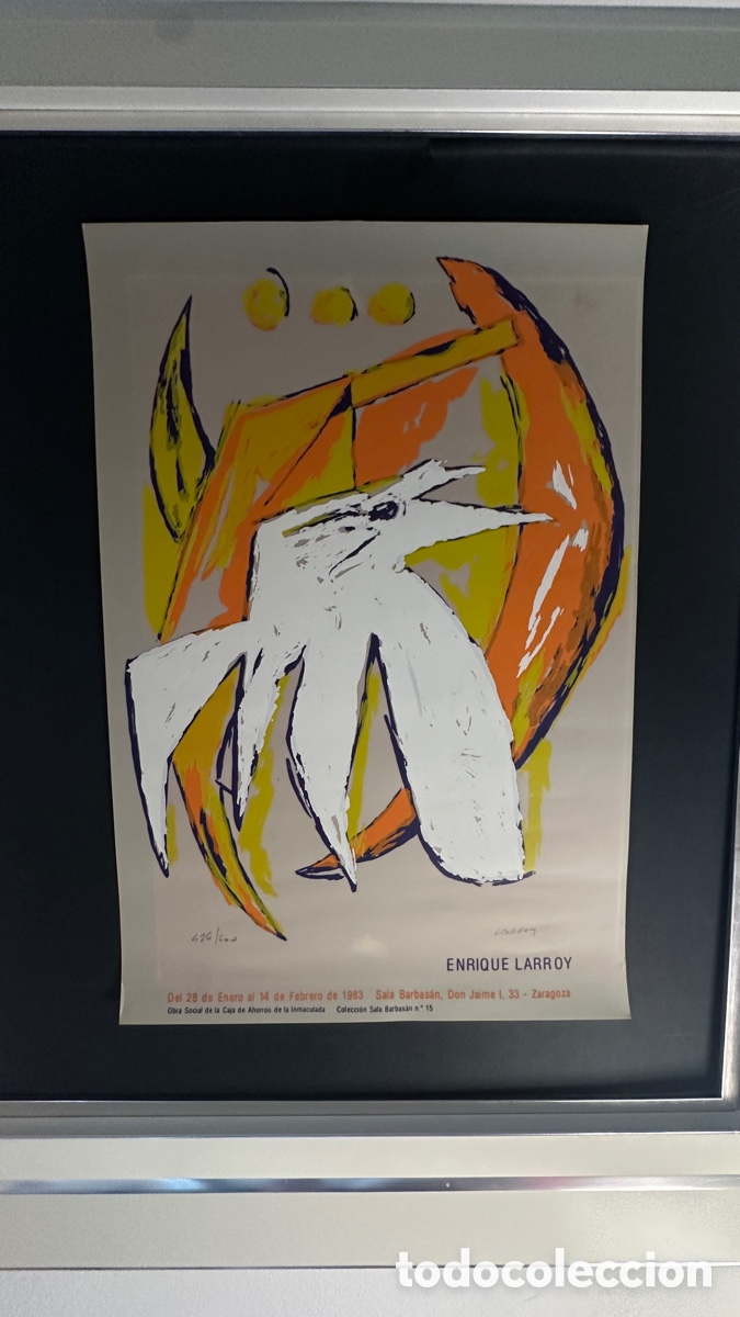 Art: enrique, larroy litograf&iacute;a, numera y firmada