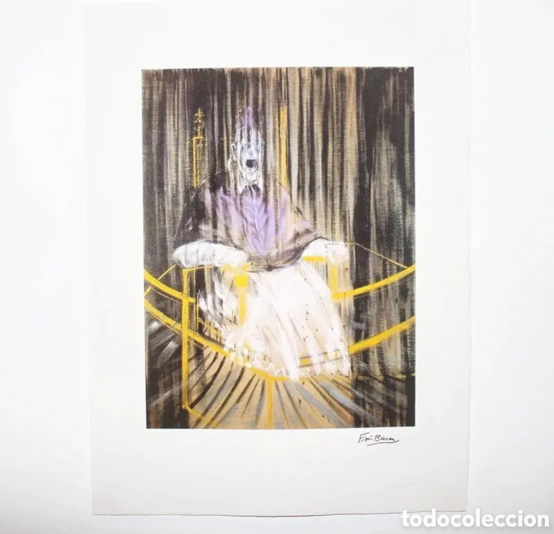 Arte: Litograf&iacute;a oficial autorizada Francis Bacon,