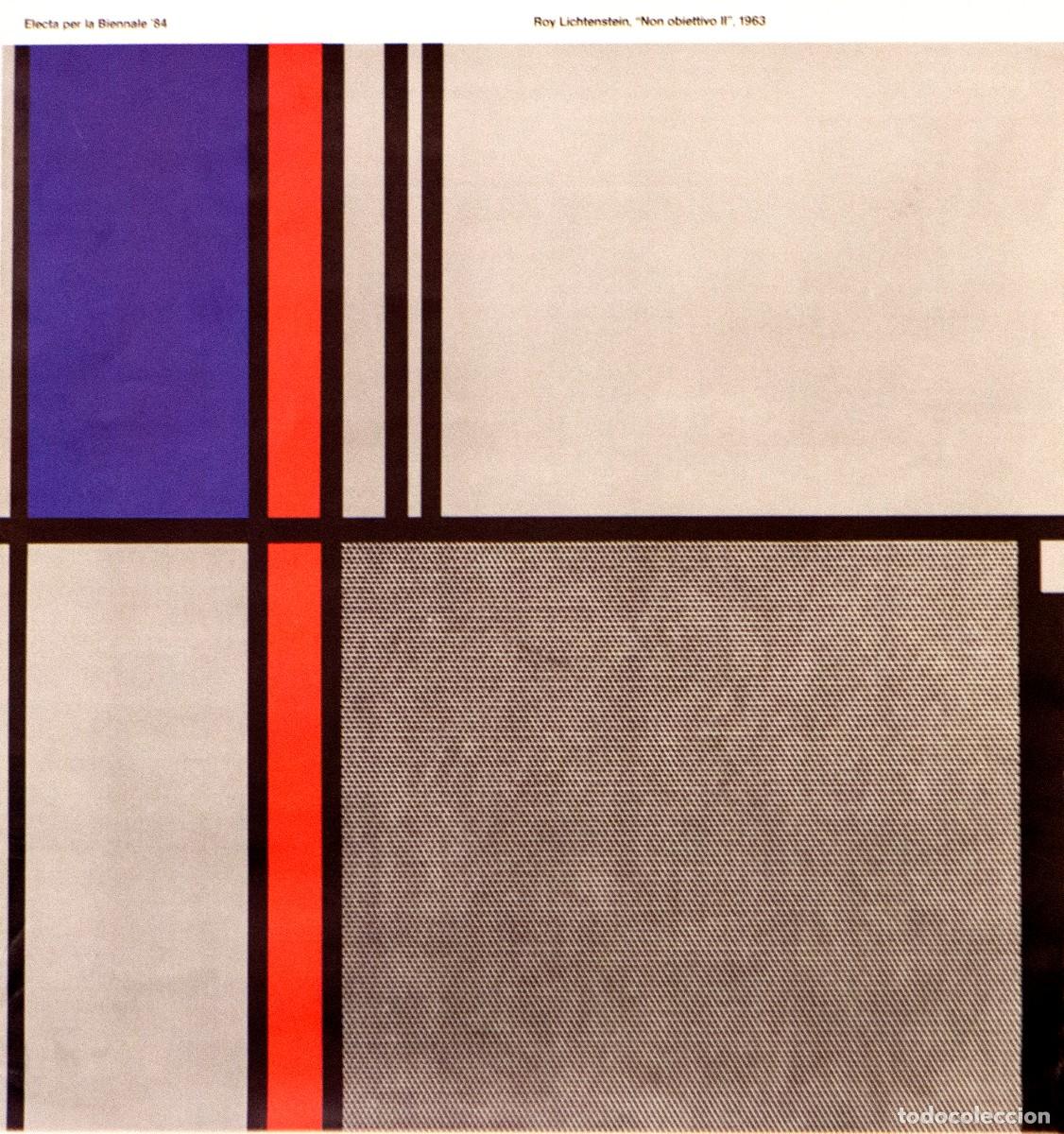 Art: Non objetivo II. 1984. Roy Lichtenstein. Offset Litograph. 50 x 51 cm
