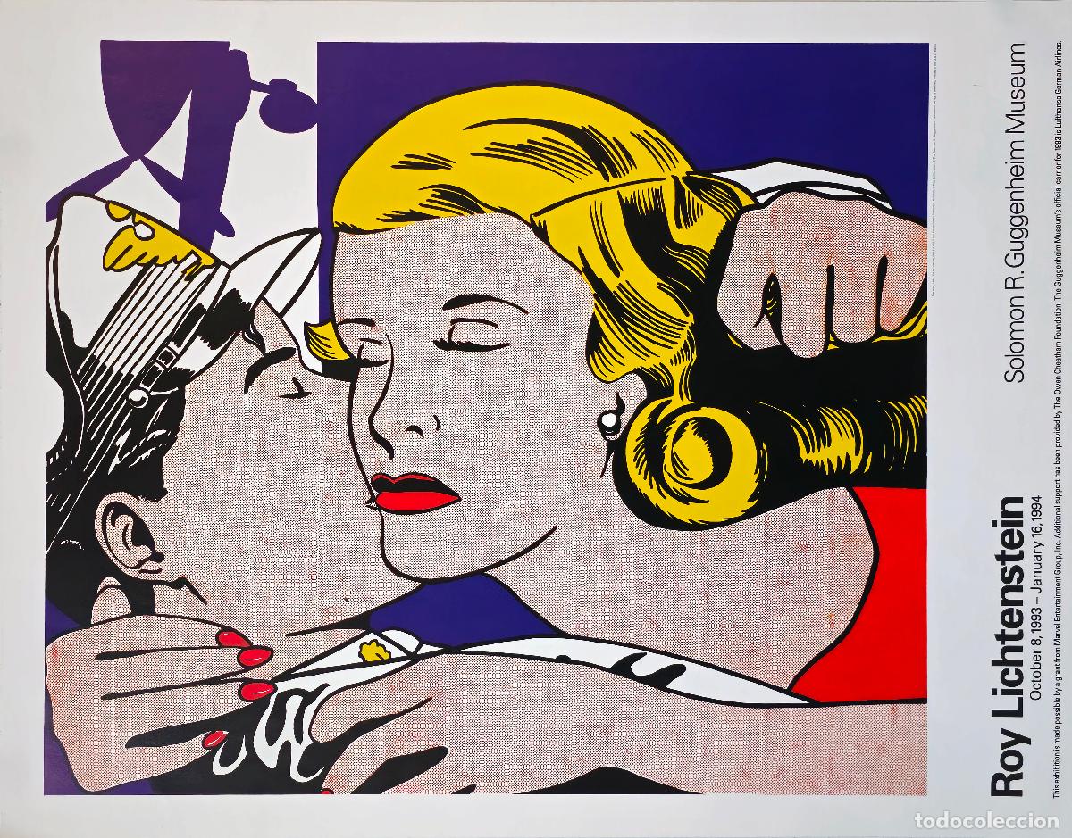 Arte: Solomon R. Guggenheim Mus. 1993. Roy Lichtenstein. Offset Litograph. 66,5 x 85cm