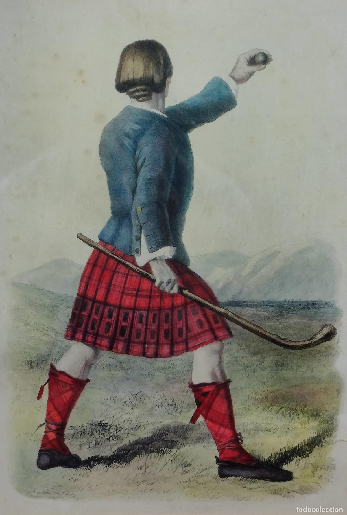 Arte: GRANT OF GLENMORISTON. A PARTIR DE R. R MCIAN. LITOGRAF&Iacute;A SOBRE PAPEL. ESCOCIA. C. 1850