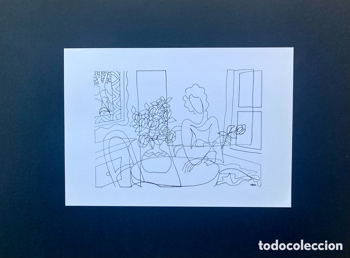 Kunst: Litograf&iacute;a Pedro Sobrado Florero Cantabria