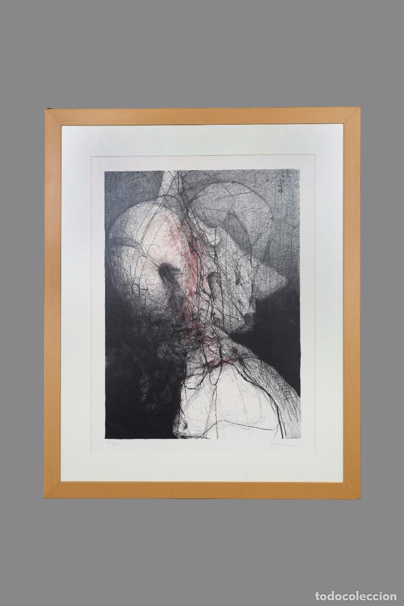 Arte: LITOGRAF&Iacute;A DE ENRIQUE BRINKMANN FIRMADA Y NUMERADA. CON MARCO
