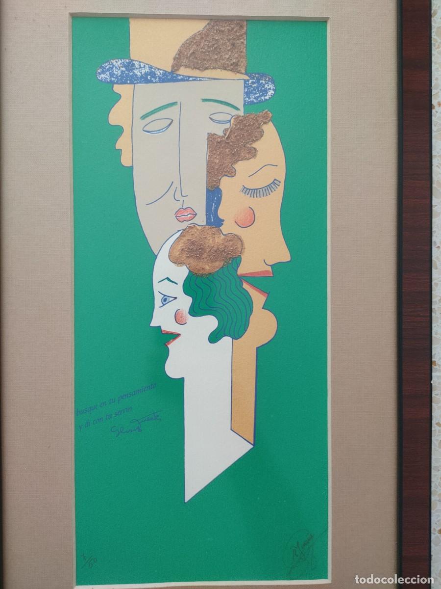 Arte: Rosa Yag&uuml;e y Gloria Fuertes t&eacute;cnica mixta