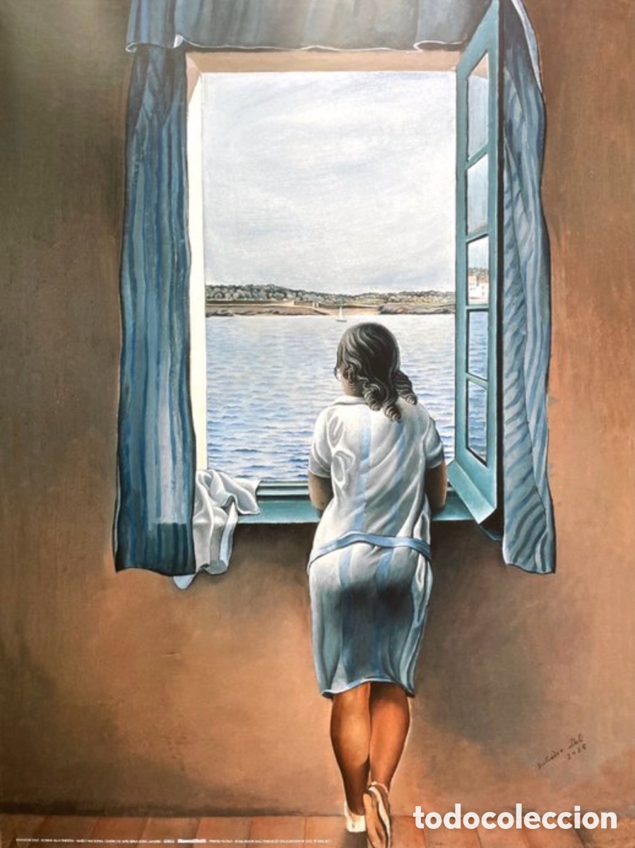 Art: Salvador Dal&iacute; &ldquo;Noia a la Finestra&rdquo;