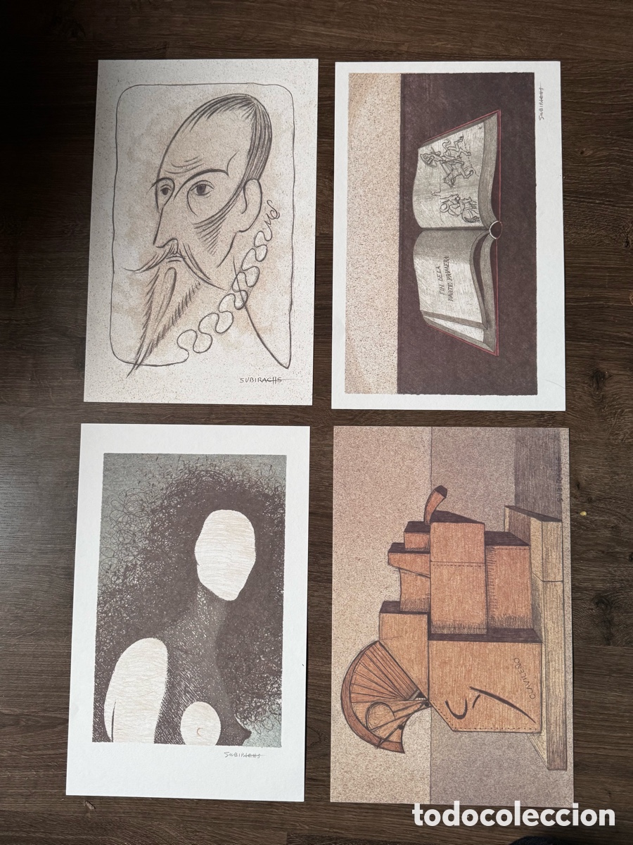 Art: J.M. Subirachs &ndash; Suite &rdquo;El Quijote&rdquo; (2005) &ndash; Carpeta Afinsa