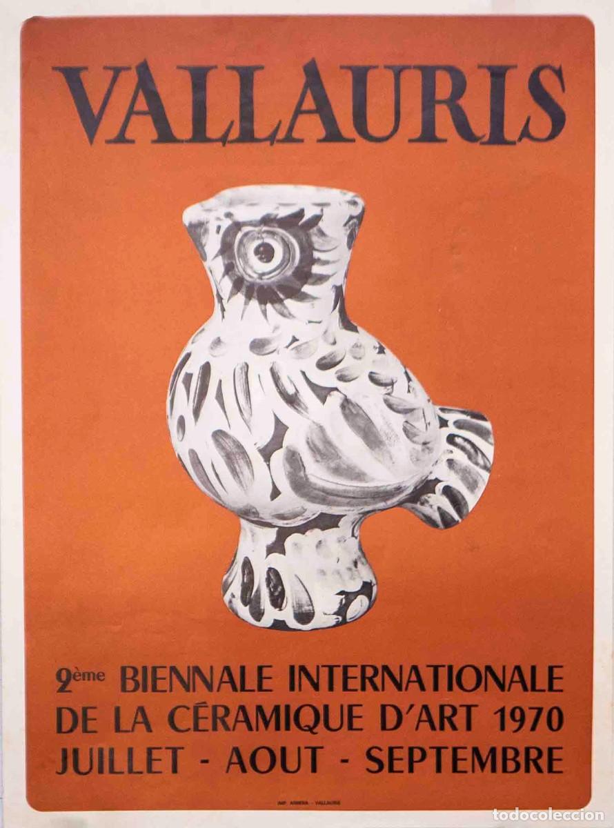 Arte: 2ND INTERNATIONAL BIENNALE OF CERAMIC ART 1970. OFFSET LETTERPRESS. 77 x 56 cm. PABLO PICASSO