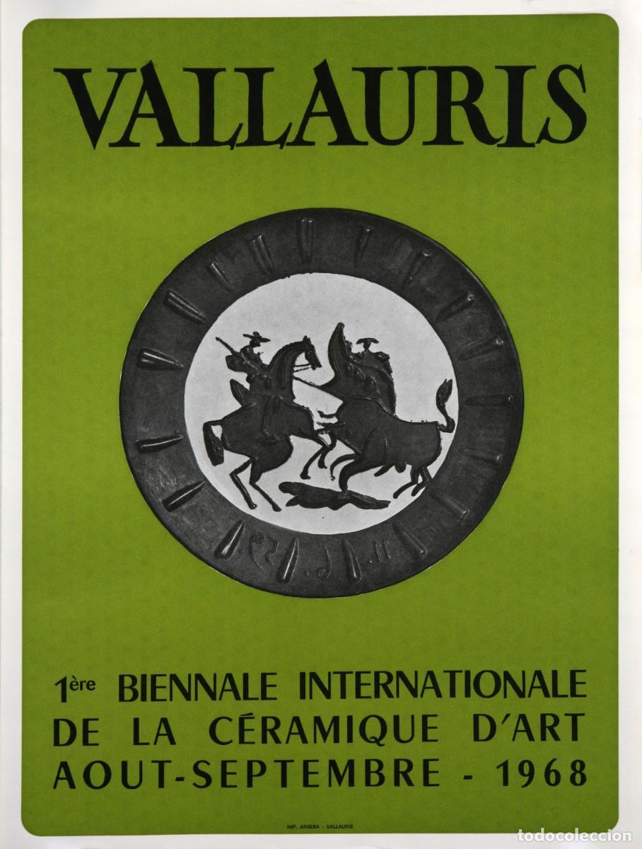 Arte: 1ST INTERNATIONAL BIENNALE. 1968. LETTERPRESS. 77 X 56 CM. PABLO PICASSO