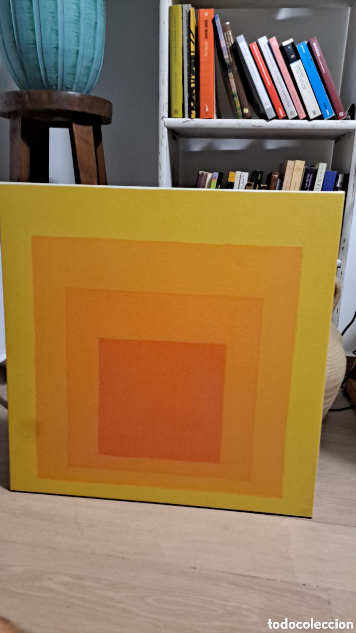 Arte: Josef Albers. Impresion sobre lienzo - Foto 3