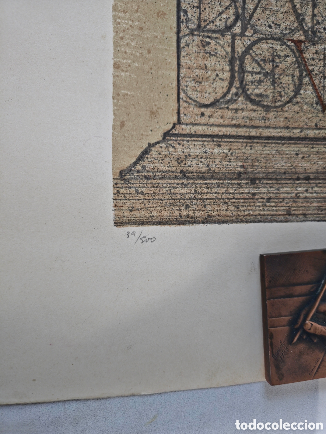 Arte: Litografia y Medalla de Subirachs - Foto 4