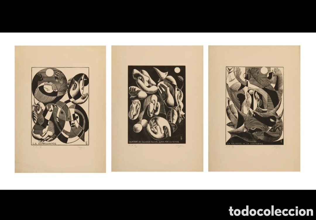 Arte: SURVAGE LEOPOLD (1879-1968) LOTE 3 xilograf&iacute;as - firmadas. Fechadas y tirada de 20 de 1935
