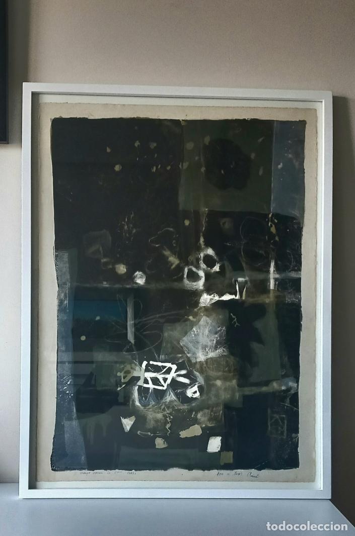 Arte: LITOGRAF&Iacute;A ENMARCADA. CLAV&Eacute;. A&ntilde;o 1963.