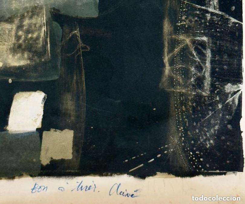 Arte: LITOGRAF&Iacute;A ENMARCADA. CLAV&Eacute;. A&ntilde;o 1963. - Foto 3