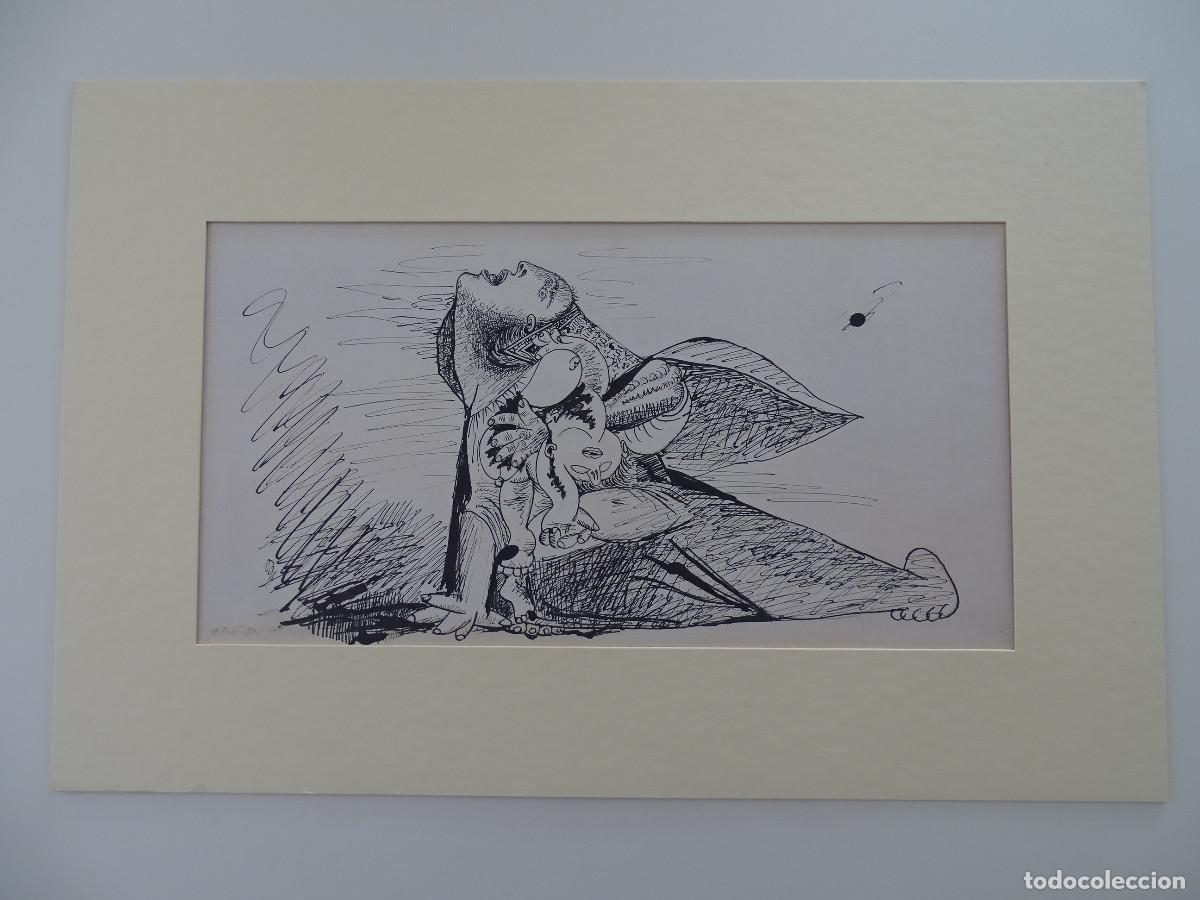 Arte: Picasso . L&iacute;tograf&iacute;a Antigua serie Guernica. Edicci&oacute;n limitada.