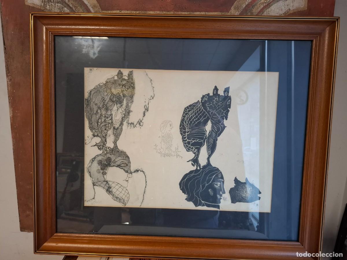 Arte: LITOGRAFIA AGUAFUERTE DE JORGE CASTILLO - Foto 2