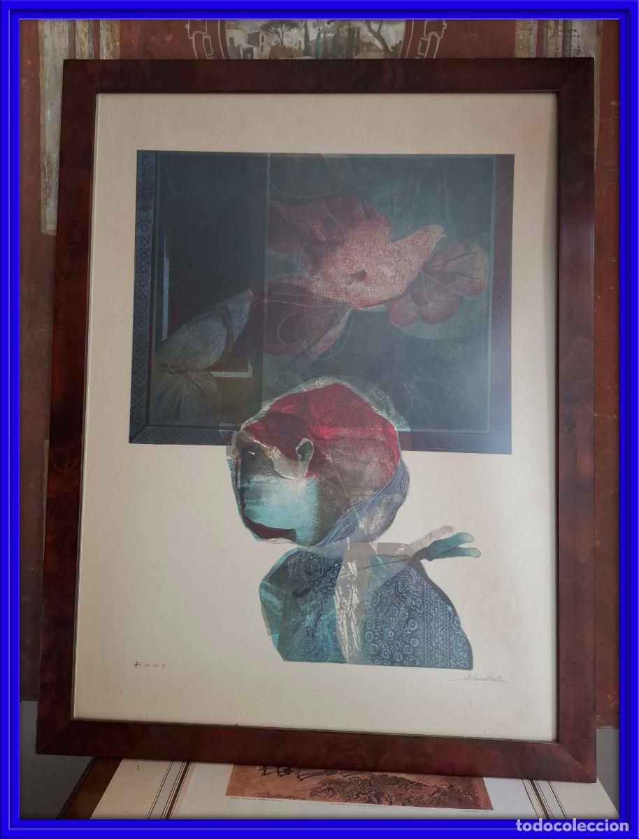 Arte: LITOGRAFIA DEL PINTOR ALVAR SU&Ntilde;OL