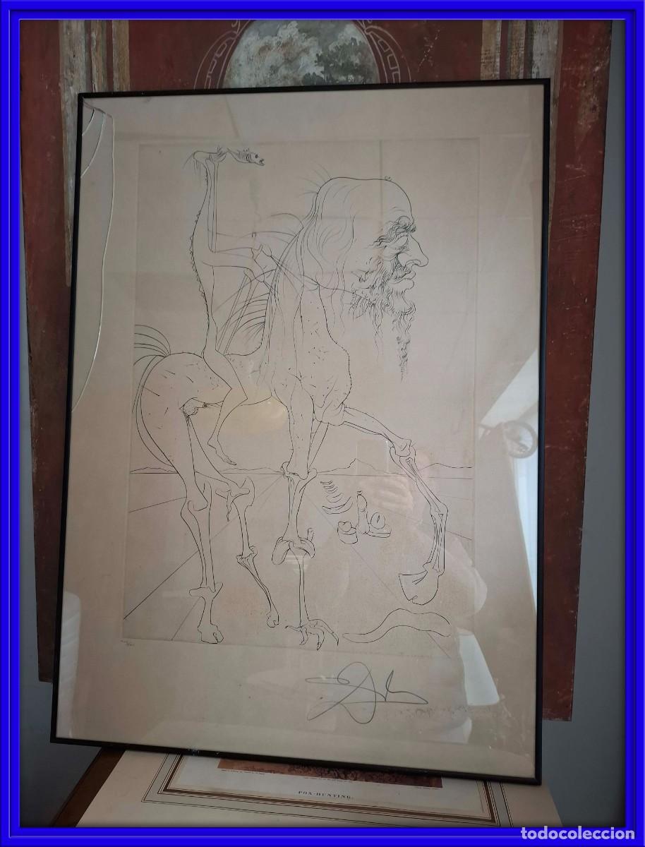Arte: LITOGRAFIA DE SALVADOR DALI CENTAURO CON JINETE FIRMADA Y NUMERADA