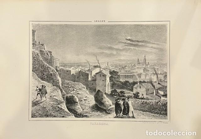 Arte: ARAGON, PARCERISA, LITOGRAFIA DE TARAZONA 1845