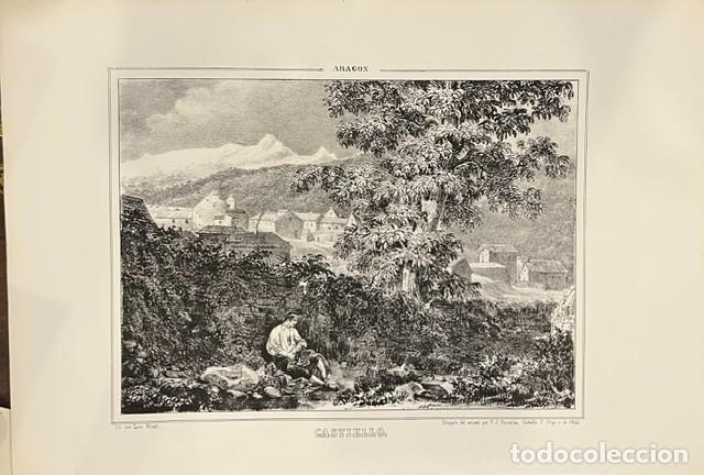 Arte: ARAGON, PARCERISA, LITOGRAFIA DE CASTIELLO 1845