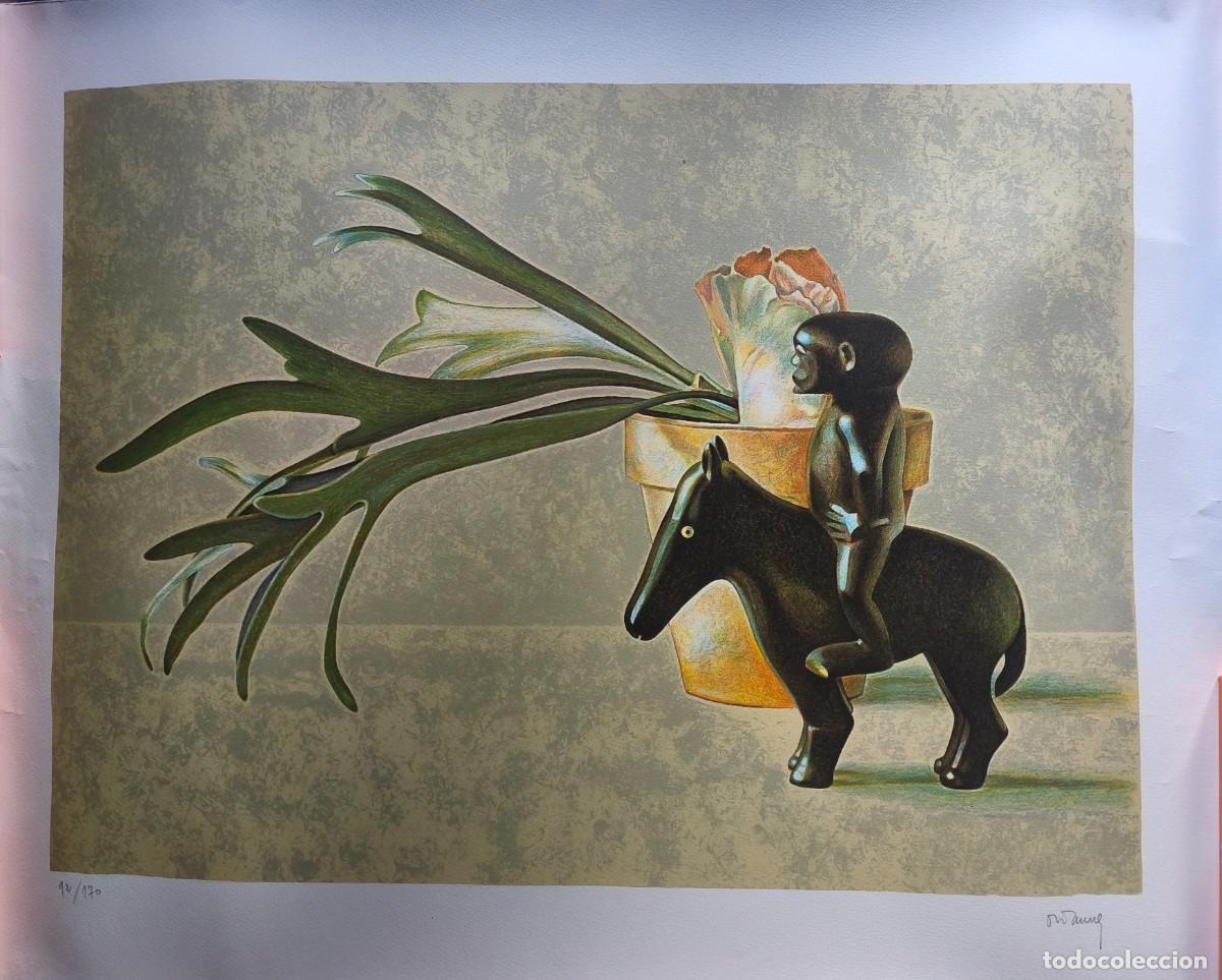 Arte: Litograf&iacute;a original del artista Alfonso Orianne titulada &rdquo;Talla negra&rdquo;