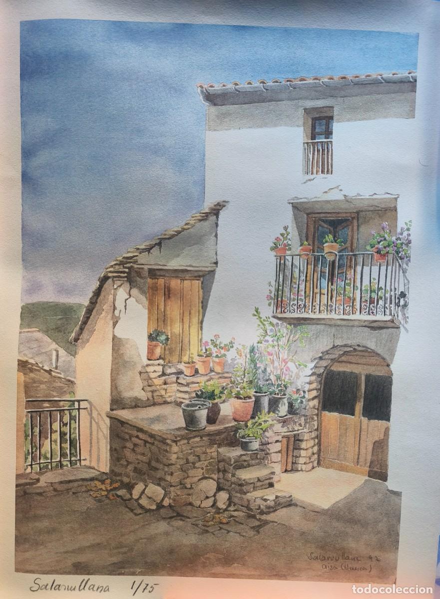 Arte: Litograf&iacute;a numerada y firmada de la artista zaragozana Carmen Salarrullana.