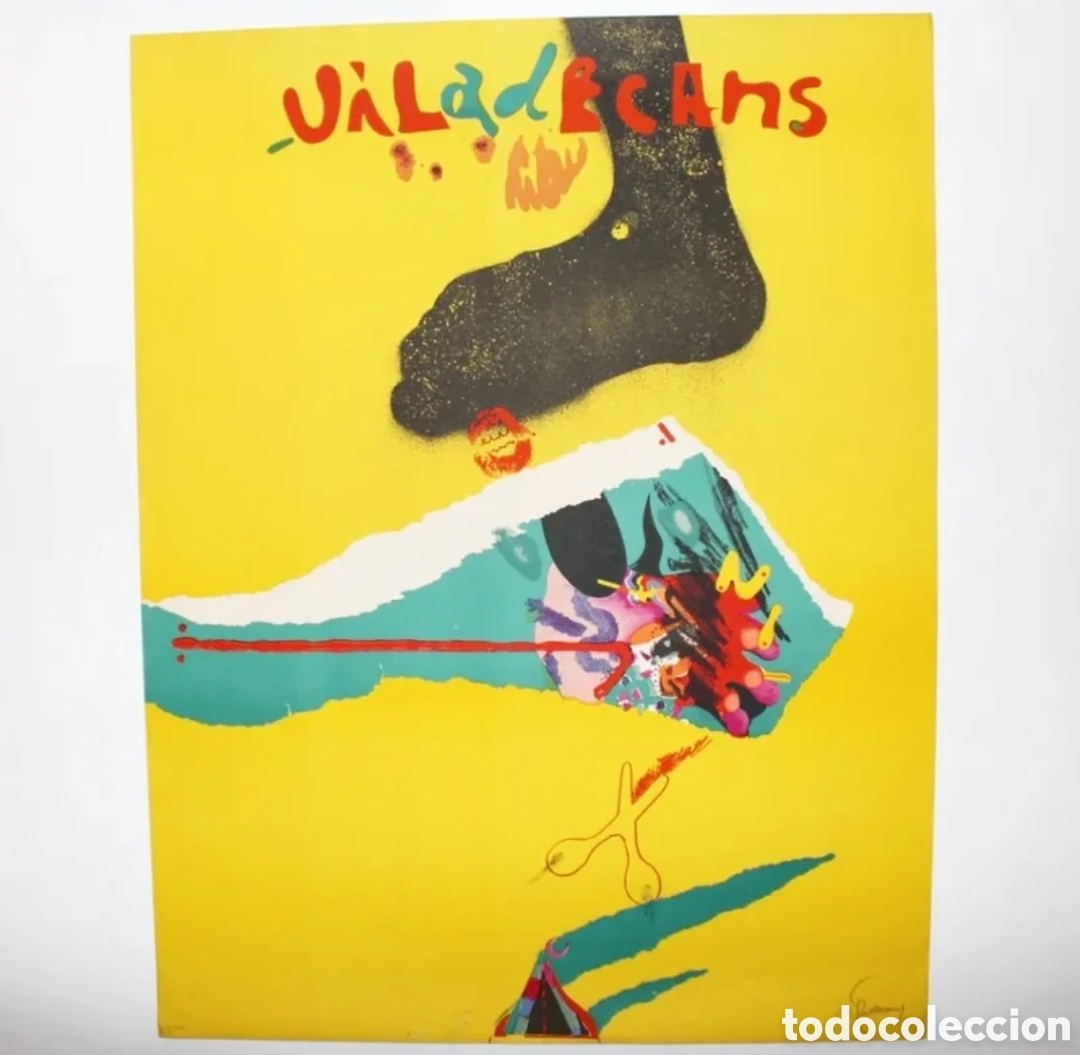 Arte: Litograf&iacute;a Joan-Pere Viladecans (Informalismo)