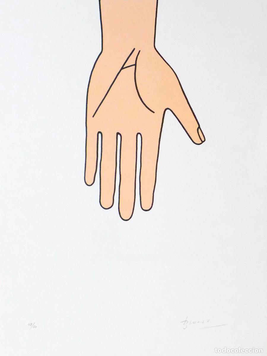 Arte: Litograf&iacute;a Original de Joan Brossa (1919-1998) - Poema visual 26, 1989 - Litograf&iacute;a 8/50