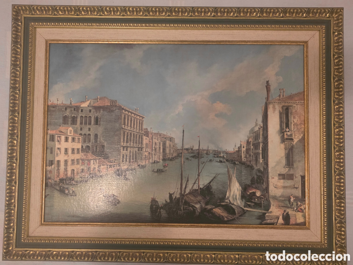 Arte: Cuadro Cl&aacute;sico Venecia (Canaletto) - Gran Formato 68x52 cm