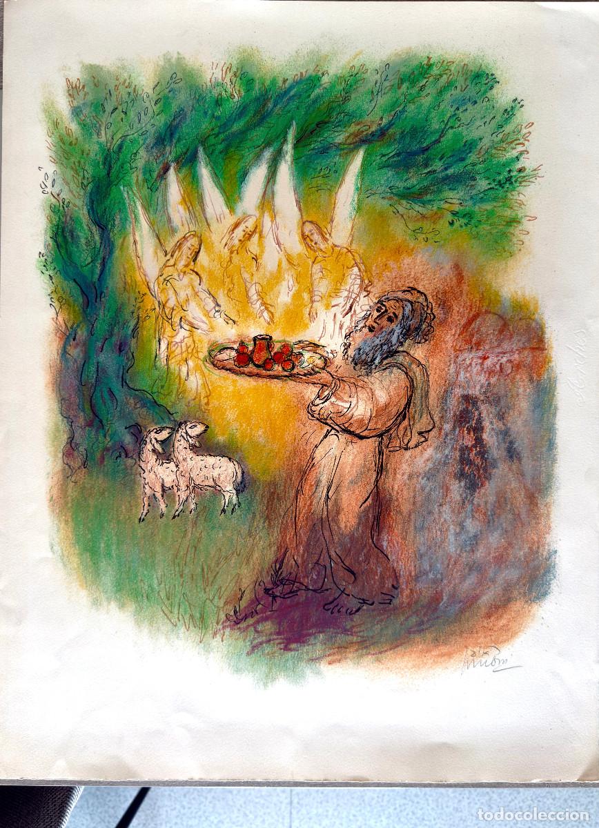 Arte: Reuven Rubin &ndash; Visions de la Bible III &ndash; Lithographie originale sign&eacute;e &ndash; 1972