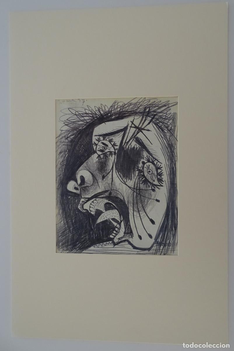 Arte: Picasso . L&iacute;tograf&iacute;a Antigua serie Guernica. Edicci&oacute;n limitada.