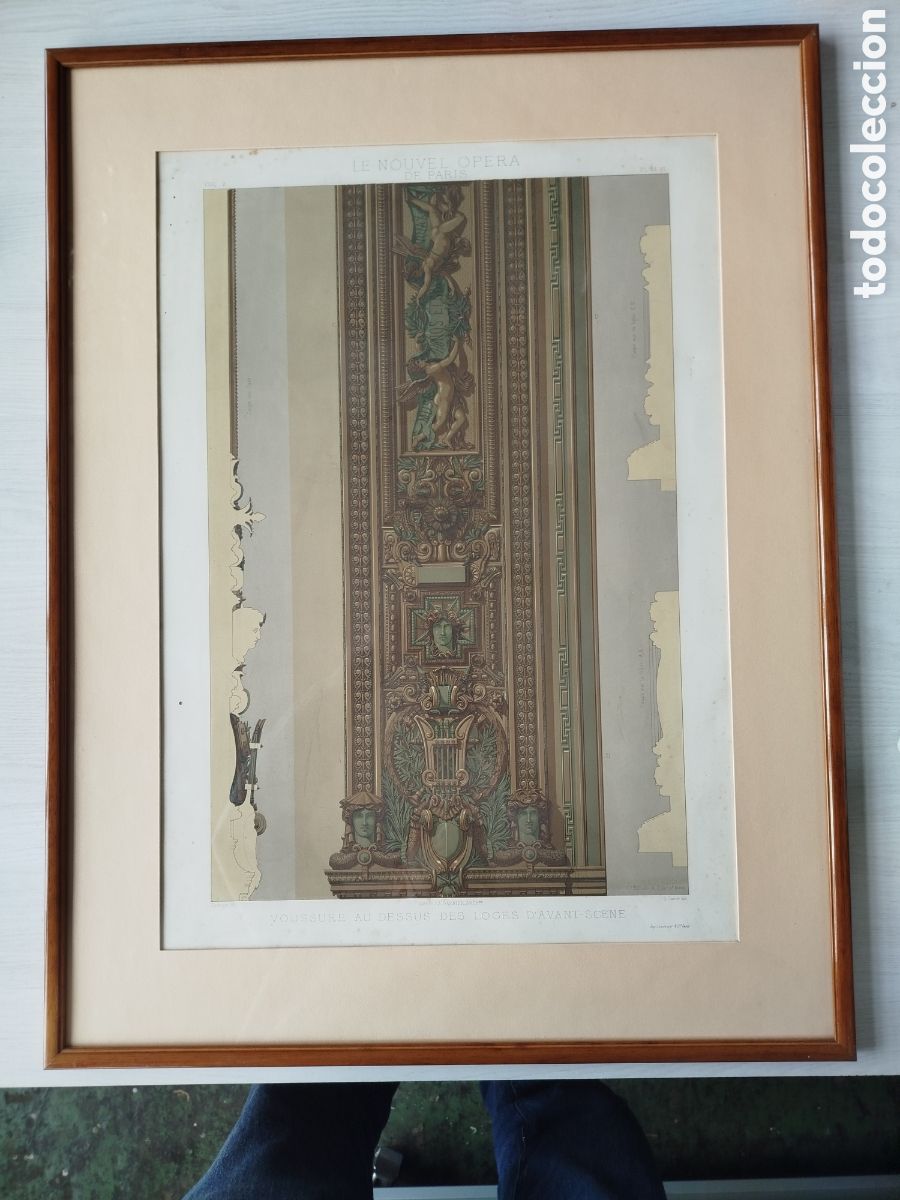 Arte: CROMOLITOGRAF&Iacute;A LE NOUVEL OPERA DE PARIS. CHARLES GARNIER. 1880