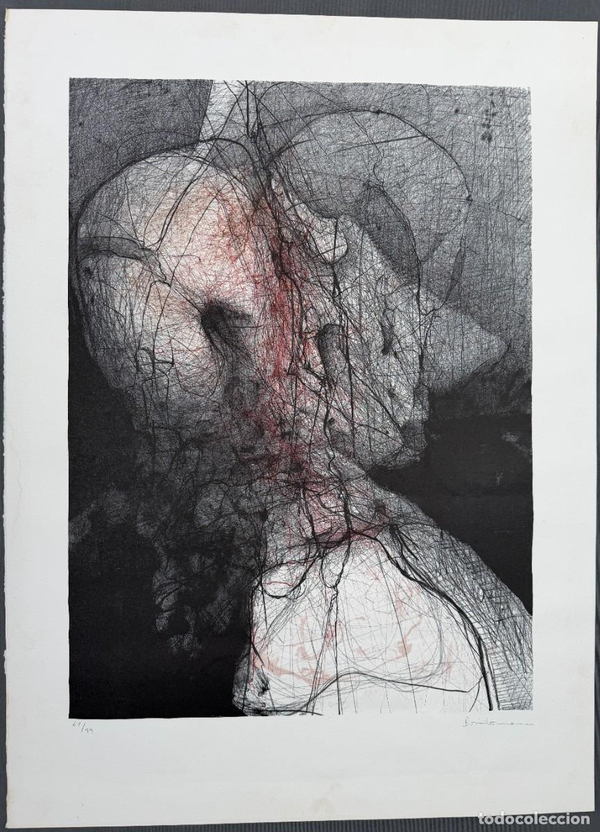 Arte: Enrique Brinkmann , M&aacute;laga , litograf&iacute;a firmada y justificada 61/99